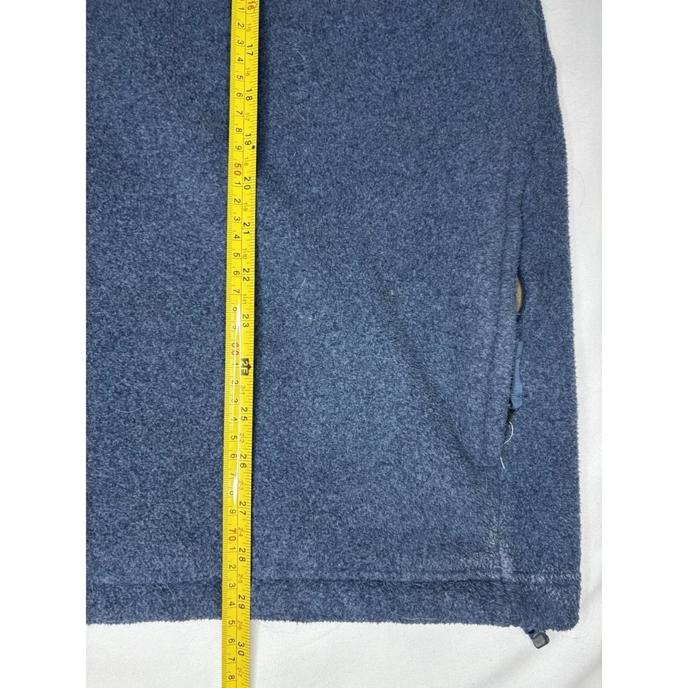 The North Face 1/4‎ Zip Pullover Navy Blue Fleece Jacket Size XL Warm Outdoor